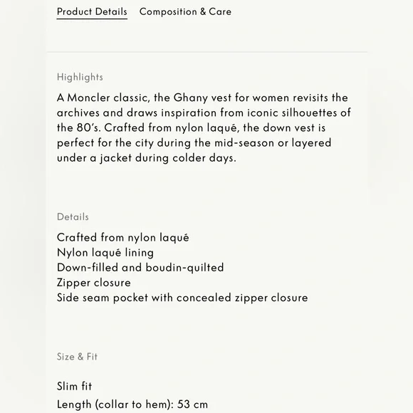 Moncler Down Vest - Picture 6 of 7